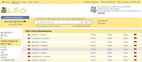 dict.leo|englisch deutsch